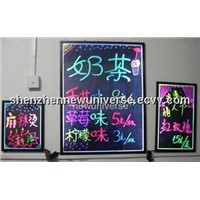 Fluorescent acrylic RGB LED writing Board S860 80x60 cm