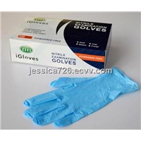Medical nitrile exam gloves
