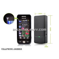 Portable Mobile Phone Signal Jammer Wireless Isolator Blocking 3G/GSM/CDMA/DCS/PHS/GPS/WiFi/Bluetooth Inbuilt Antenna