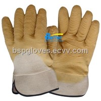 100% Cotton Jersey Lining With Latex Rough Coated Work Gloves BGLC303