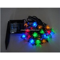 20 LED hoilday christmas decoration string light with rose