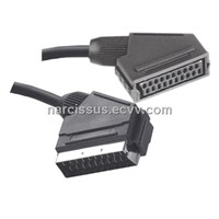 21pin scart plug to jack