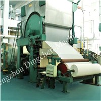 Dingchen 2880mm toilet paper making machine with 10tpd