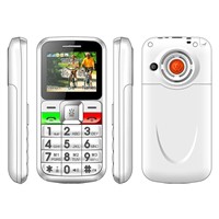 2.0 inch dual sim card elder/Senior mobile phone GSM 800/900 or 850/1900 SOS emergency calls