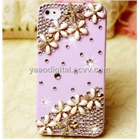 3D Crystal Mobile Phone Case for Iphone 5, Fashion Luxury