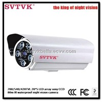 420/540/700TVL 1/3 sony CCD Sensor 3.6mm Fixed Lens array bullet infrared night vision camera