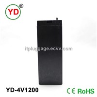 4V1200mAh lead acid battery
