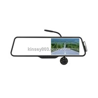 5-inch high-definition rearview mirror + AV rear view + Bluetooth headset