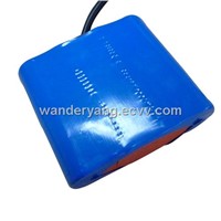 6*18650 6600mAh 12v  rechargeable waterproof battery pack