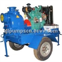 6 Inch Farm Irrigation Movable Diesel Water Pump