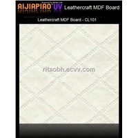 Artificial leather laminated mdf panel