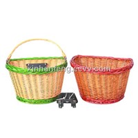 Bicycle Basket, HBK-123, Willow basket