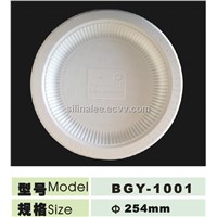 Biodegradable corn starch 10inch plate made form renewable resources