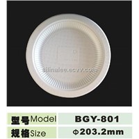 Biodegradable corn starch dispostable 8inch plate