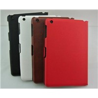 Black PU leather cases for iPad Mini