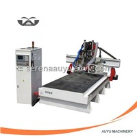 CNC Engraving Machine with Rotary Carrousel Changing Tools