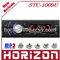 Car MP3 Player, STC-1009U 2 Aux in & 2 RCA Output Radio with MP3 Player