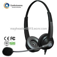 Comfortable call center telephone headphone HSM-902N