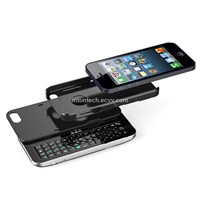 Detachable Sliding &amp;amp; Standing BT Keyboard Case for iPhone 5