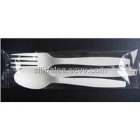 Dispostable natural corn starch 100% biodegradable cutlery