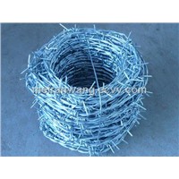 Double Twist anti-theft Barbed Wire/galvanized barbed wire