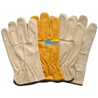 Excellent Comflex Cow Grain Leather Driver Style Welding Work Gloves BGCD102