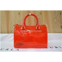 Fashion New Design Women Jelly Candy Color Silicone Bag