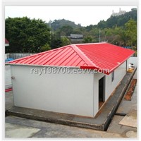 Flat roof prefabricated house(JY-1F-T-02)