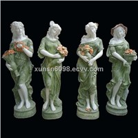 Four Seasons Goddess  marble stone Garden sculpture