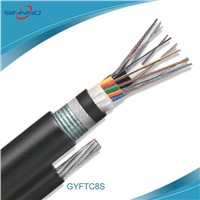 GYFTC8S fiber optical central tube type of outdoor optical fiber cables for telecommunication