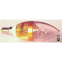 High Brightness LED Candle Lamp of 3W LEDs Epistar Chip E14/E27