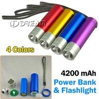 IDream Power Bank External Battery 4200mah with LED Light Charger for iPad Galaxy Note