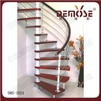 Interior  Wood  Spiral Stairs DMS-1024