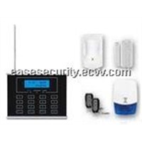 LCD PSTN GSM alarm system with touch keypad