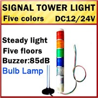 LTA205 industrial indicator five floors steady with 85dB signal tower warning light five colors