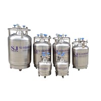 Liquid Nitrogen Supply Container, Cylinder, Pressure Building LN2 Tank