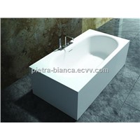 Lovely Freestanding Solid Surface Acrylic Bathtub PB1018