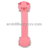 Lovely Pink Pig Design Bookmark with Magnet