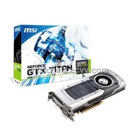 MSI NVIDIA GeForce GTX TITAN GTXTITAN Desktop External Gaming Graphics Video Card