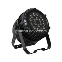 Phaton Sound Sensitive Laser Stage Light LED Flat Par Can Light - 10W*18