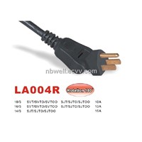(Rotation 180) 2-pole 3-wire Plug 5-15P 15A 125V~  Power supply cord