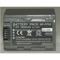 Replacement battery for SONY NP-FP90,7.4V2600mAh