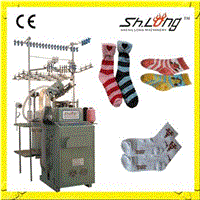 Shenglong automatic 84N plain socks knitting machine