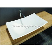 Solid Surface Bathroom Wash Basin PB2008