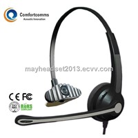Specialized call center telephone headset with microphone HSM-900F