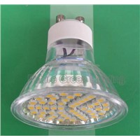 TUV GU10 LED Light Bulb (48SMD 3528 with glass cover)