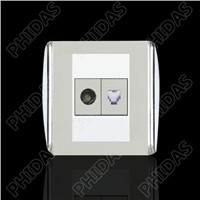 TV + TP socket