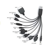 Universal Charging Lines with Ten Ports, USB Adapting Lines , Multifunctional Data Lines