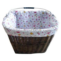 Willow Basket, HBK-117, Bicycle Basket