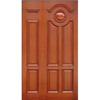 Wooden Entrance Door with Side Lite